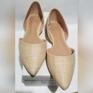 A NEW DAY JULIE FLATS WOMEN'S COLOR BEIGE SIZE US 6